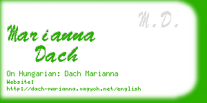 marianna dach business card